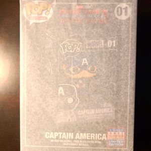 Funko POP! CAPTAIN AMERICA (CIVIL WAR) [SUMMER CONVENTION] - 01 DIECAST
